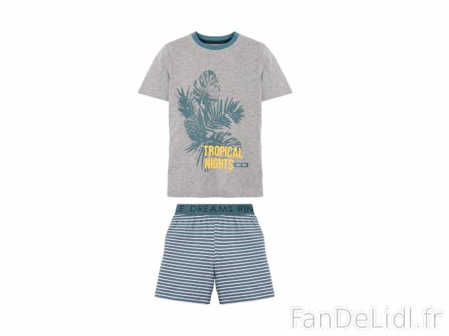 Pyjashort garçon Lupilu, Pepperts, le prix 4.99 € 
- Ex. haut 100 % coton et ...
