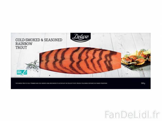 Truite gravlax ASC , le prix 7.89 € 

Caractéristiques

- Transformé en ...
