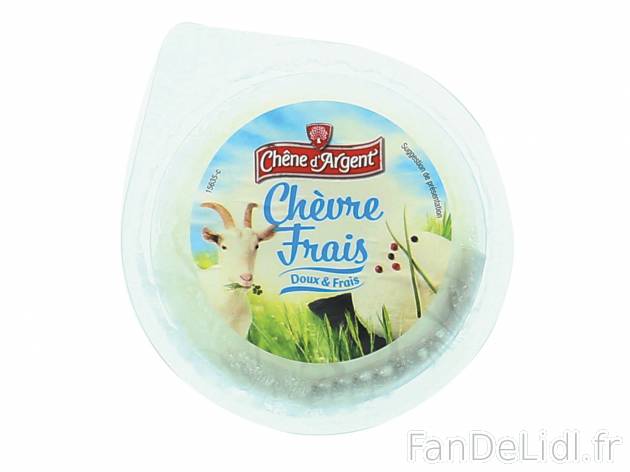 Fromage de chèvre frais , le prix 1.78 &#8364; 
- 12 % de Mat. Gr. sur produit ...
