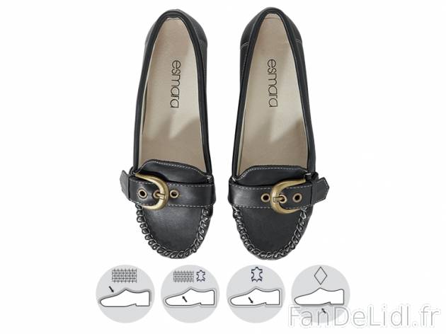 Ballerines ou mocassins femme , prezzo 12.99 € per La paire au choix 
- Semelle ...