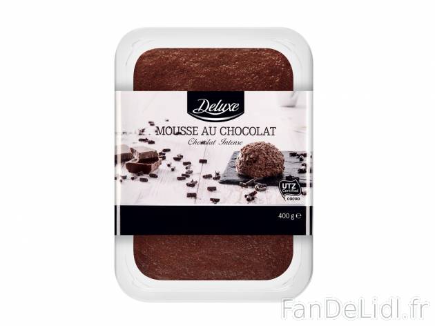 Mousse au chocolat , le prix 2.99 &#8364; 
- Au choix : chocolat intense ou ...