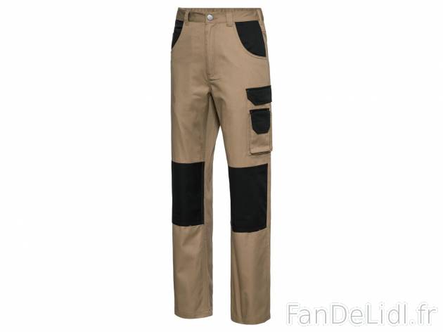 Pantalon de travail , le prix 12.99 € 
- Du 38 au 46 selon modèle.
- Ex. 65 ...
