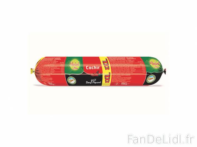 Cachir goût bœuf piquant XXL , le prix 1.29 € 

Caractéristiques

- Transformé ...