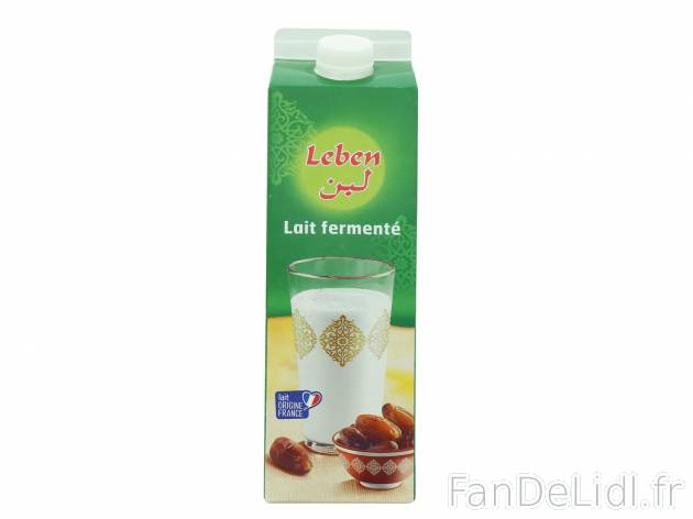 Lait fermenté , le prix 0.94 € 

Caractéristiques

- Transformé en France
- ...