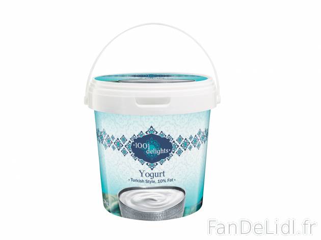 Yaourt nature , le prix 1.79 € 

Caractéristiques

- Transformé en UE
- ...