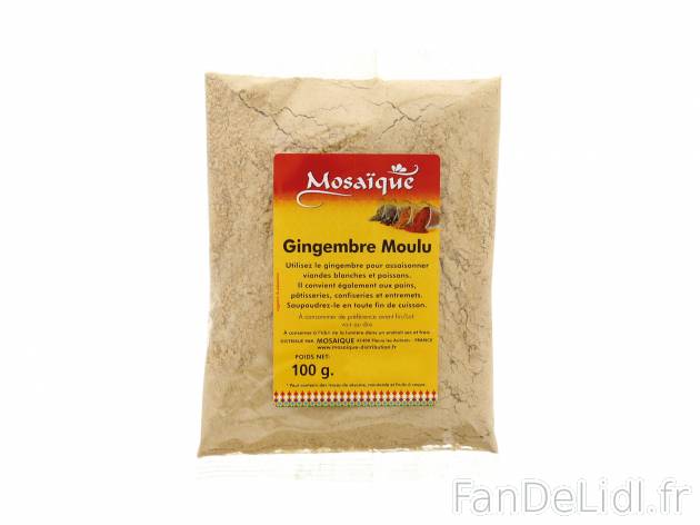 Gingembre moulu , le prix 0.69 €