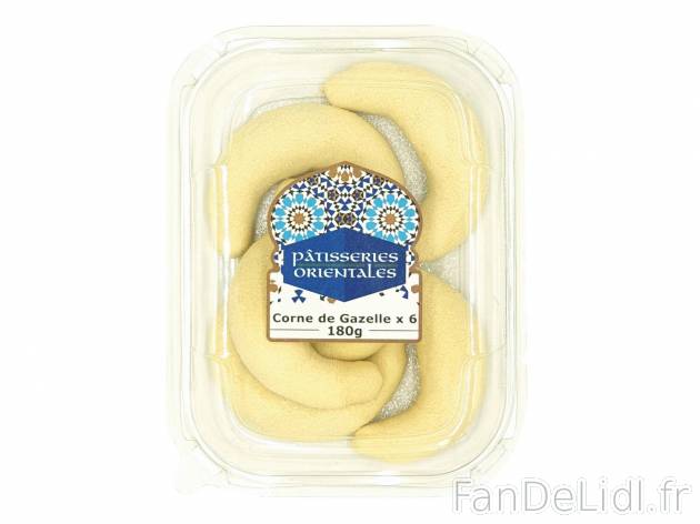 Cornes de gazelle , le prix 2.29 €