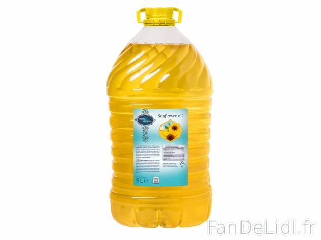 Huile de tournesol , le prix 6.29 €