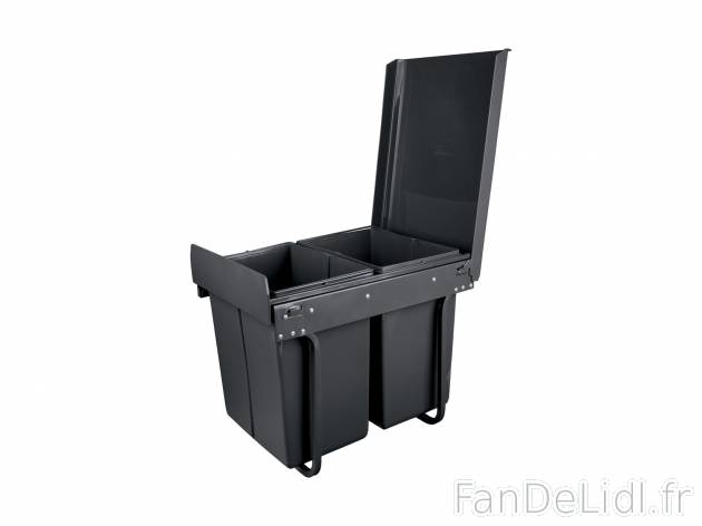 Poubelle de tri sélectif encastrable , le prix 49.99 € 
- Env. 34 x 48 x 41,8 ...