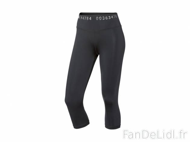 Corsaire technique , le prix 5.99 € 
- Du S au L selon modèle.
- Ex. 82 % polyester ...