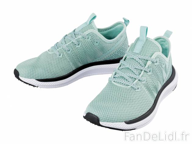 Baskets , le prix 11.99 € 
- Du 37 au 41 selon modèle
- Ex. extérieur/doublure/semelle ...