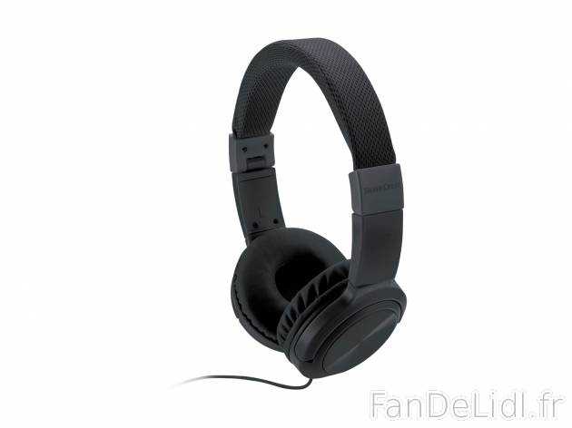 Casque audio avec fonction microphone , le prix 6.99 € 
- Touche multifonction sur ...