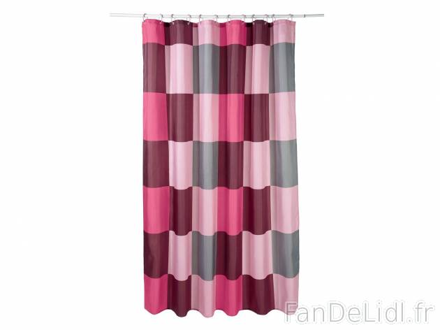Rideau de douche antistatique avec anneaux , prezzo 5.99 € per L&apos;unité ...