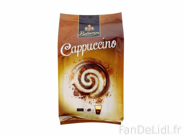 Dosettes de cappuccino , le prix 2.19 €  
-  8 dosettes