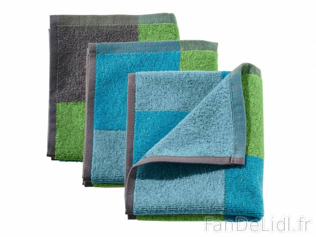 3 serviettes éponge invités , prezzo 3.49 € per Le lot au choix 
- Ex. : 100 ...