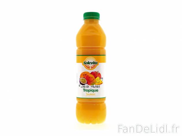Jus frais tropical , le prix 1.69 € 

Caractéristiques

- Transformé en ...