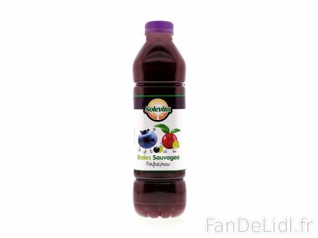 Jus frais groseille, myrtille, canneberge chez , le prix 1.69 € 

Caractéristiques

- ...
