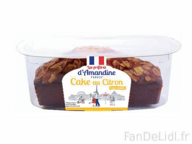 Cake fourré citron , le prix 2.69 €  
-  Pur beurre