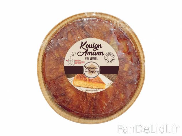 Kouign Amann , le prix 4.45 €  
-  Pur beurre