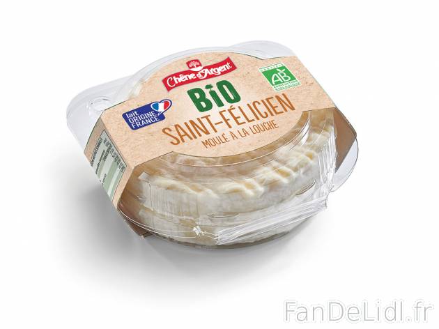 St Félicien Bio chew Lidl , le prix 2.49 € 
- Inédit chez Lidl
- 27 % de Mat. ...