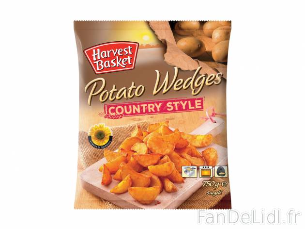 Potatoes , le prix 0.95 €  

Caractéristiques

- surgelées