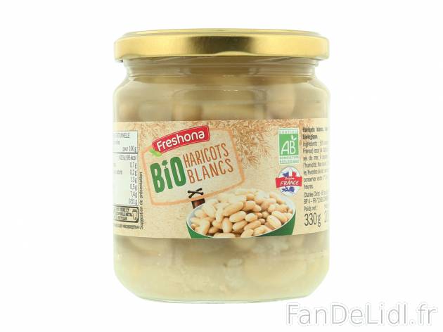 Haricots blancs Bio , le prix 1.19 € 

Caractéristiques

- AB agriculture ...