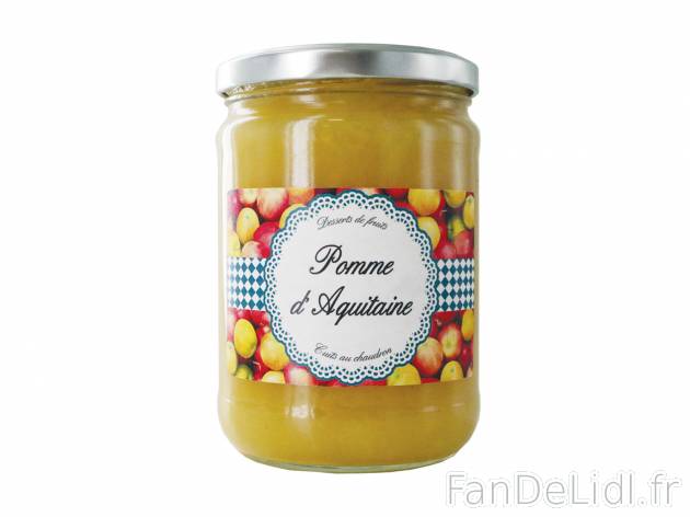 Dessert de fruit aux pommes d’Aquitaine  chez , le prix 1.99 €
