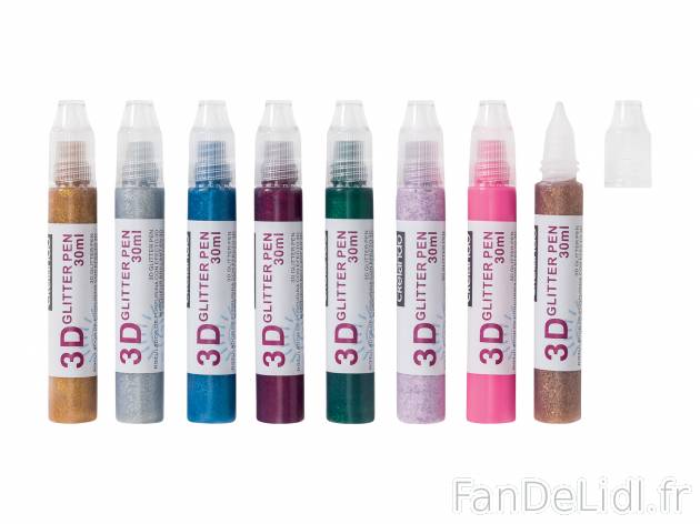 Stylos perles Crea Box, Marabu, le prix 5.99 € 
- Lot de 8 stylos perles brillants
- ...