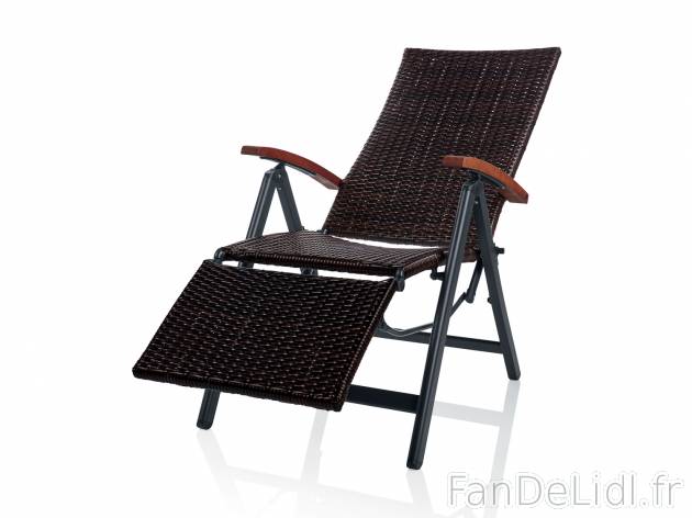 Fauteuil relax tressé , le prix 47.99 € 
- Env. 58 x 74 x 113 cm (l x L x h)
- ...