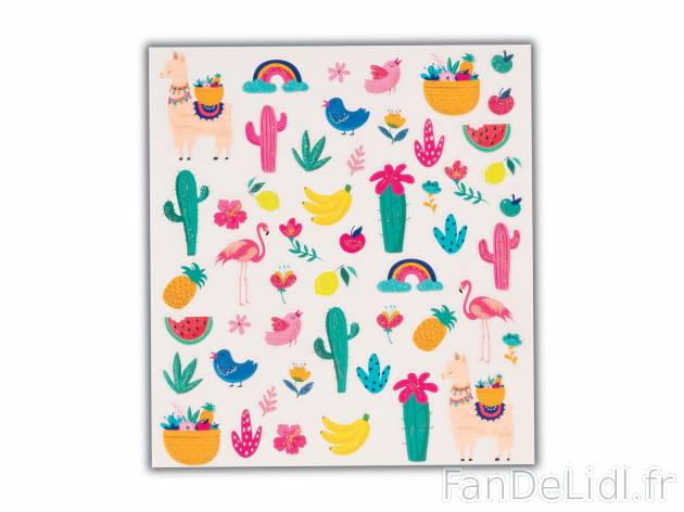 Set de création , le prix 3.99 € 
Au choix : 
- Stickers brillants : 6 planches
- ...