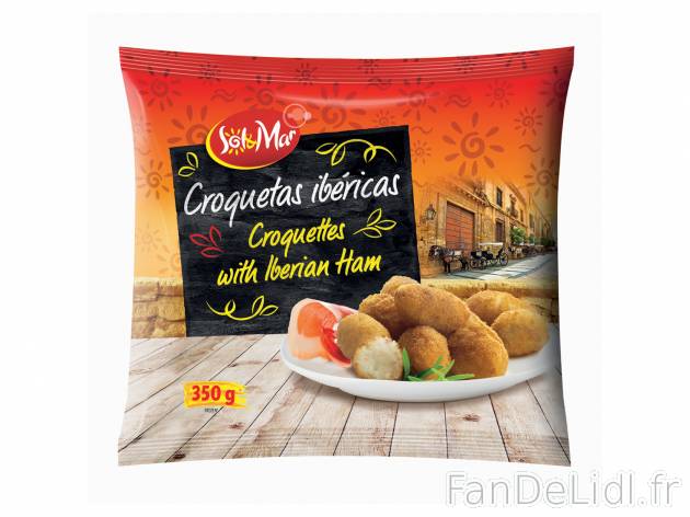 Croquettes au jambon , le prix 1.69 €  

Caractéristiques

- surgelées