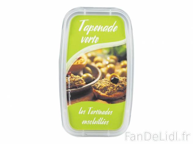 Tapenade aux olives vertes ou noires1 , prezzo 1.29 € per 100 g au choix 
    