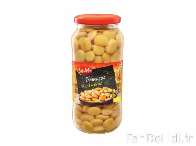 Lupins cuits , le prix 2.29 €