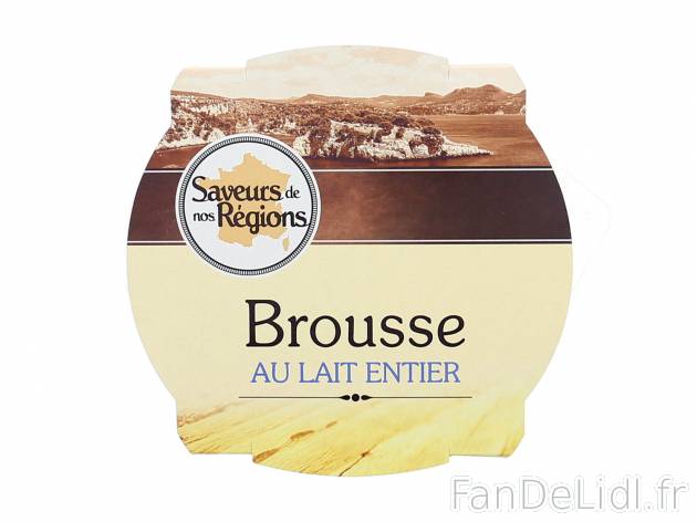 Brousse au lait entier , le prix 2.49 € 
- 15 % Mat. Gr. sur produit fini
Caractéristiques

- ...