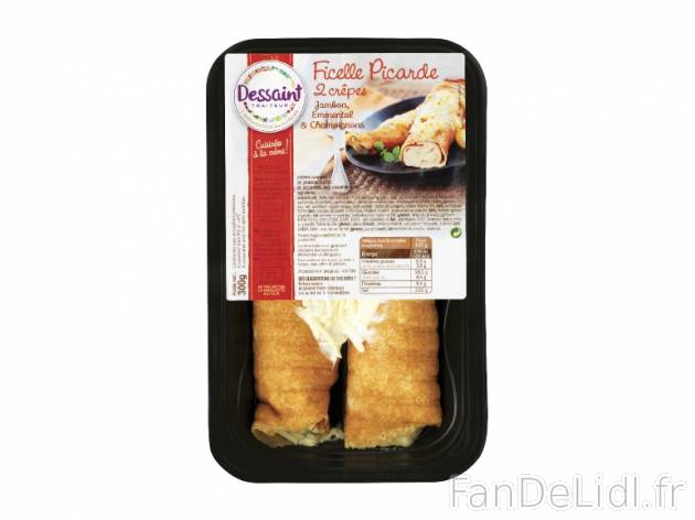 2 ficelles picardes , prezzo 2.49 € per 300 g, 1 kg = 8,30 € EUR. 
- Délicieuse ...