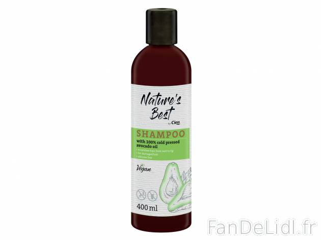 Shampoing Nature’s Best , le prix 2.19 € 
- Vegan
- Gamme à base d’huile ...