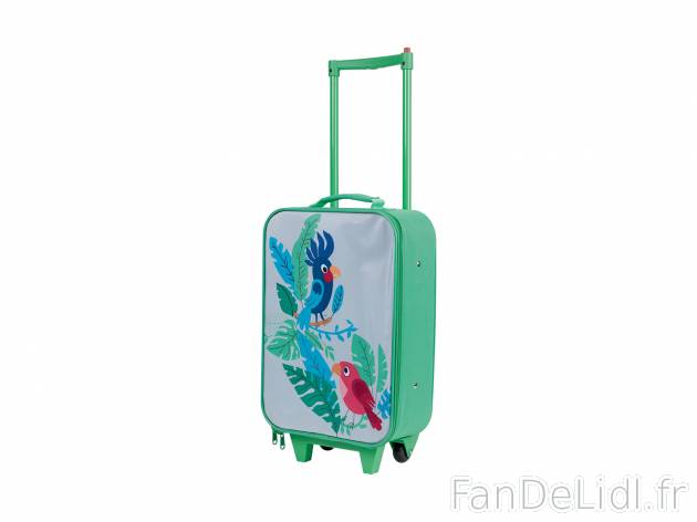 Set de voyage enfant , le prix 19.99 € 
Set de 3 : 
- Valise cabine à roulettes ...