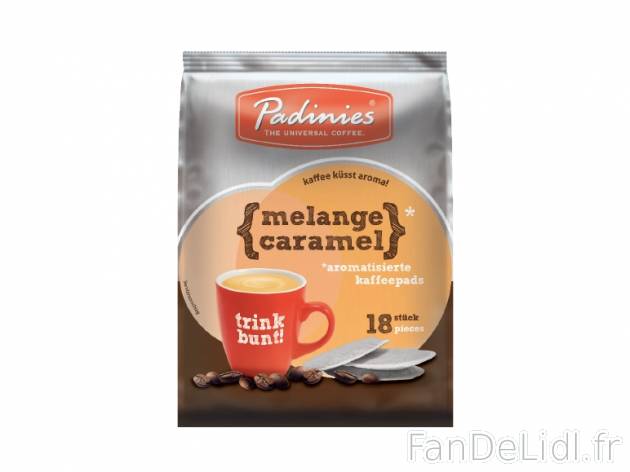 Café en dosettes , prezzo 1.39 € per 126 g au choix, 1 kg = 11,03 € EUR. 
- ...