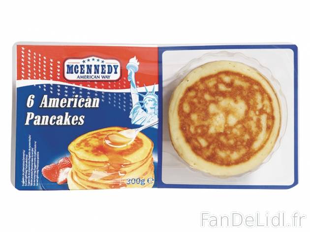 6 pancakes , prezzo 1.59 € per 300 g, 1 kg = 5,30 € EUR.