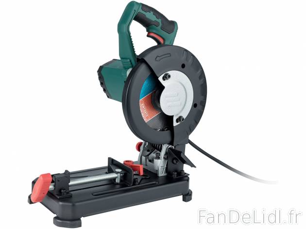 Tronçonneuse à métaux Parkside, le prix 49.99 € 
- Pour une découpe rapide ...