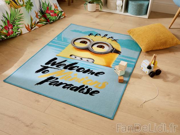 Tapis enfant , le prix 14.99 € 
- Env. 100 x 130 cm
- Ex. Face avant 100% nylon ...