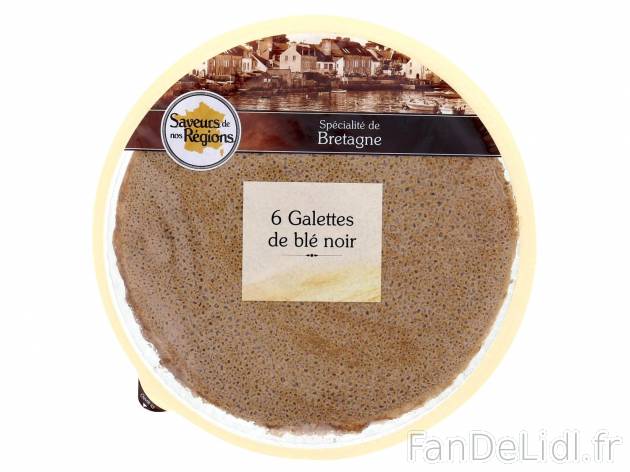 6 galettes de blé noir1 , prezzo 1.99 € per 360 g 
   