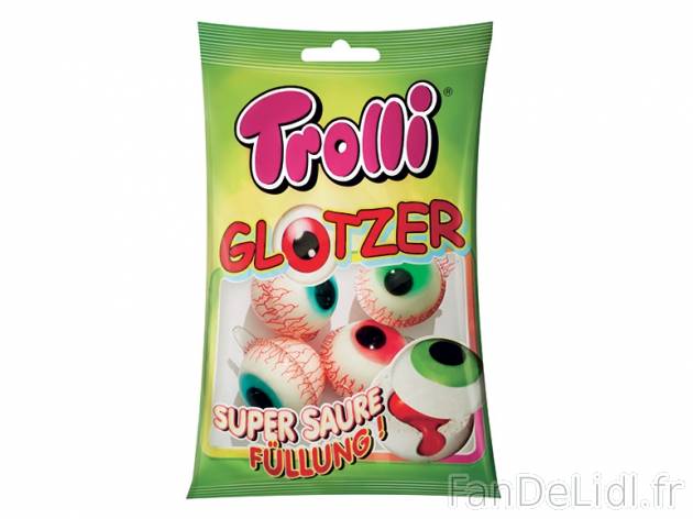 Bonbons œil , prezzo 1.29 € per 75 g, 1 kg = 17,20 € EUR.