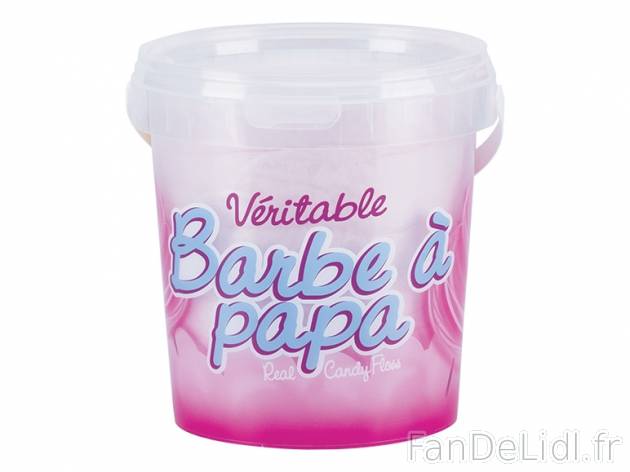Véritable barbe à papa , prezzo 0.99 € per 50 g, 1 kg = 19,80 € EUR.