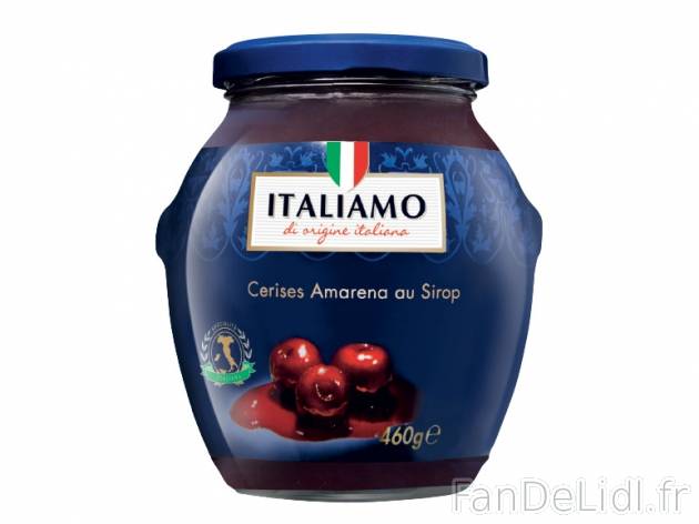 Cerises amarena au sirop , prezzo 3.69 € per 460 g, 1 kg = 8,02 € EUR.