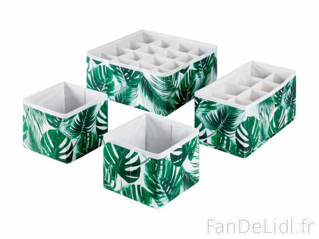 Organiseurs de tiroir , le prix 7.99 € 
- Set de 4
- 2 coloris au choix 
- ...