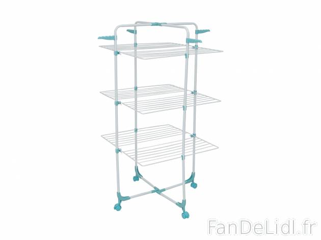 Séchoir à linge tour , le prix 16.99 € 
- Déplié : env. 68 x 134 x 68 cm
- ...