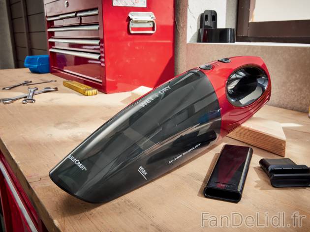 Aspirateur à main eau et poussière , le prix 19.99 € 
- Filtre permanent lavable
- ...