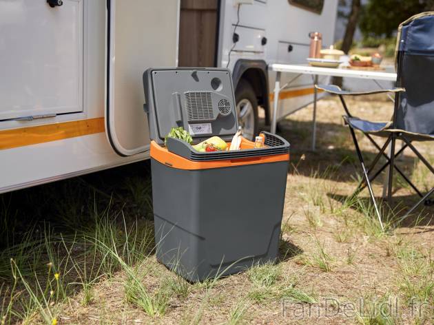 Glacière électrique , le prix 44.99 € 
- Env. 30 L
- Refroidit jusqu’à ...