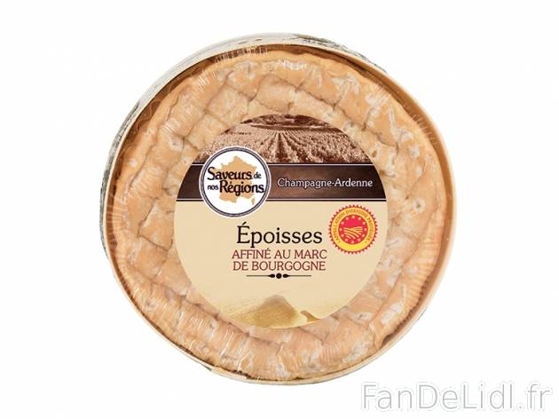 Epoisses AOP , prezzo 3.89 € per 250 g, 1 kg = 15,56 € EUR. 
- Affiné au marc ...